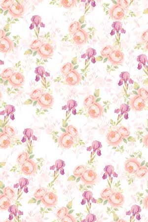 满版散花印花华亿平台图片