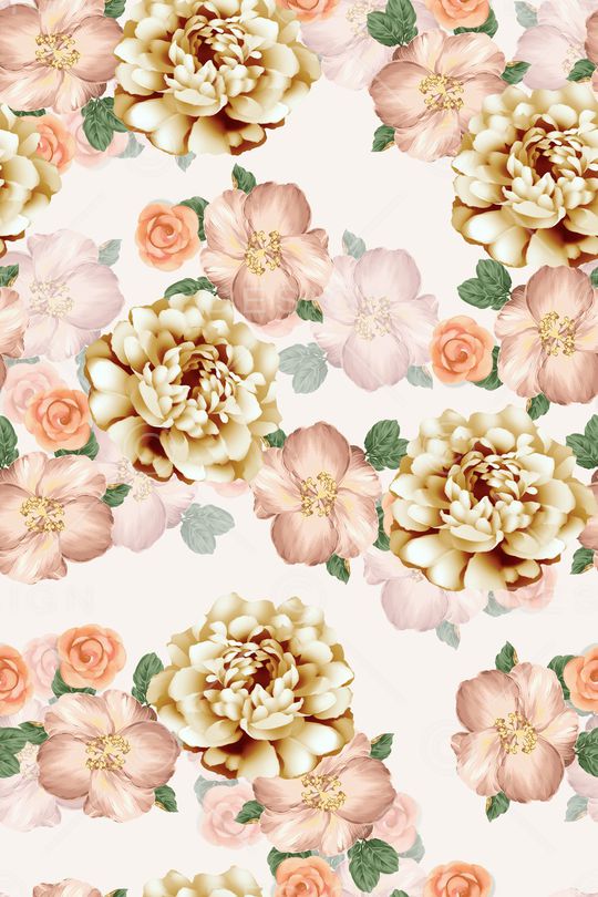 满版散花印花华亿平台图片