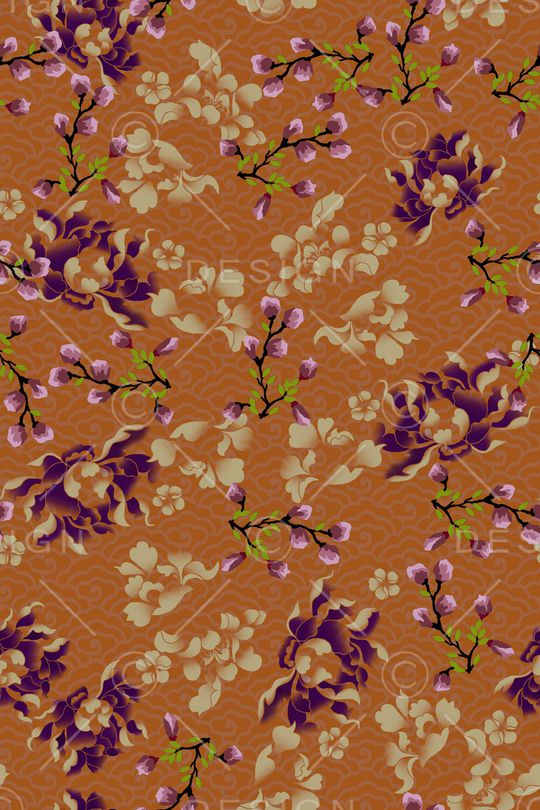 中国风印花华亿平台图片