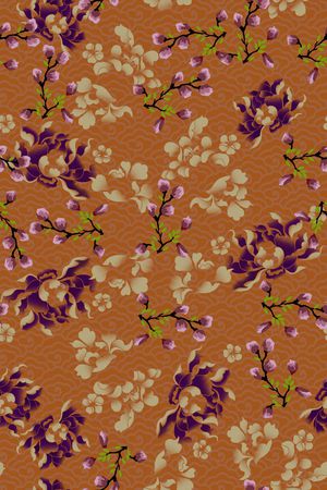 中国风印花华亿平台图片