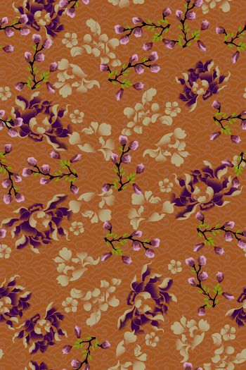 中国风印花华亿平台图片