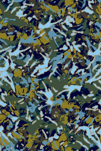 满版散花印花华亿平台图片