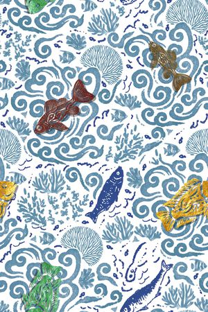 中国风印花华亿平台图片