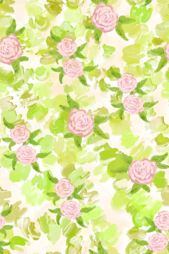 清爽底花卉印花华亿平台图片