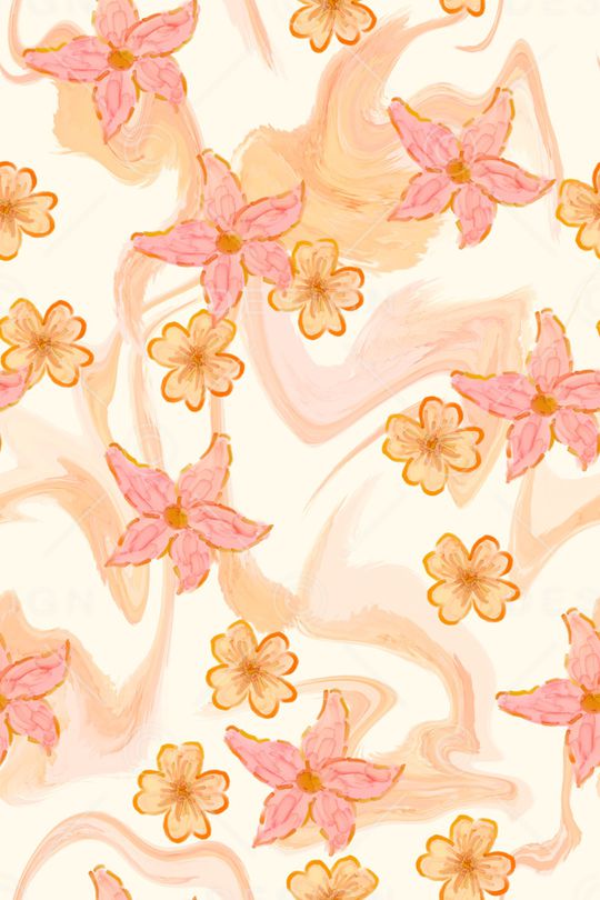 小清新印花华亿平台图片