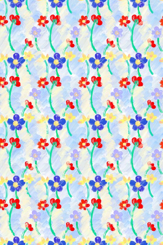 小清新印花华亿平台图片