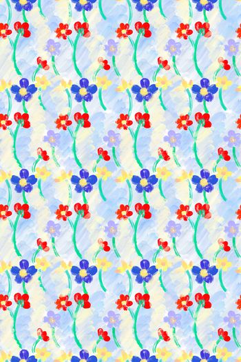 小清新印花华亿平台图片