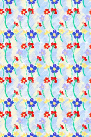 小清新印花华亿平台图片