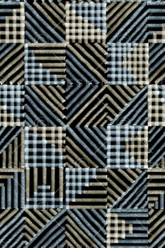 黑底花卉印花华亿平台图片