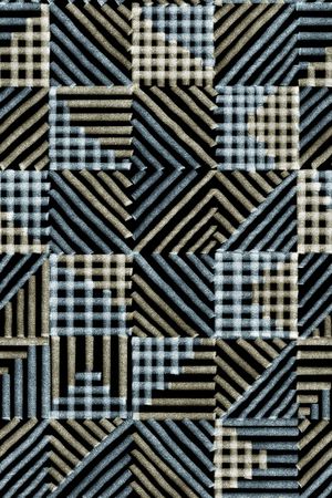 黑底花卉印花华亿平台图片