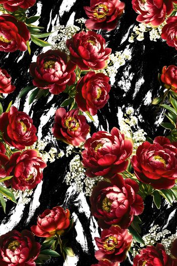 年轻女装印花华亿平台图片