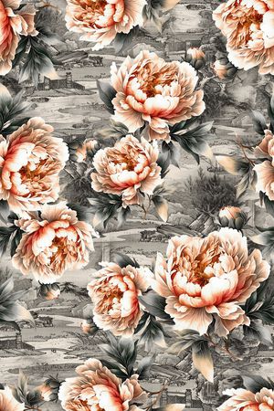 年轻女装印花华亿平台图片