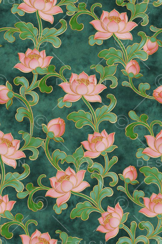 中国风印花华亿平台图片