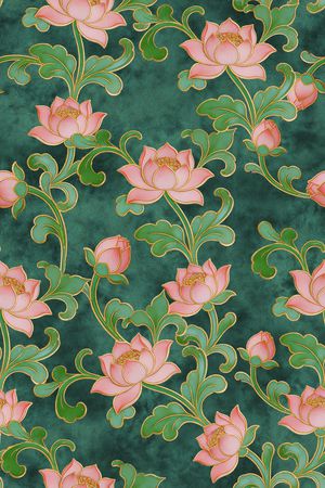 中国风印花华亿平台图片