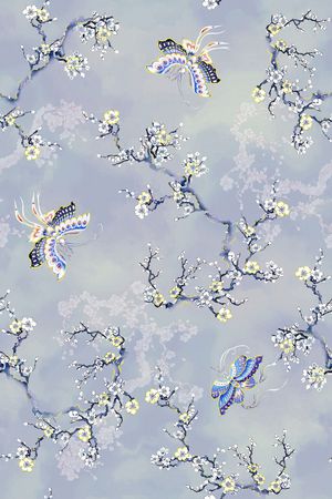 中国风印花华亿平台图片