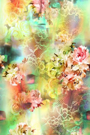 水彩印花华亿平台图片