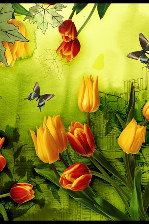 照片花卉印花华亿平台图片