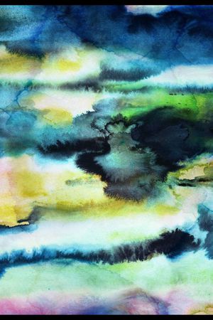 水墨印花华亿平台图片