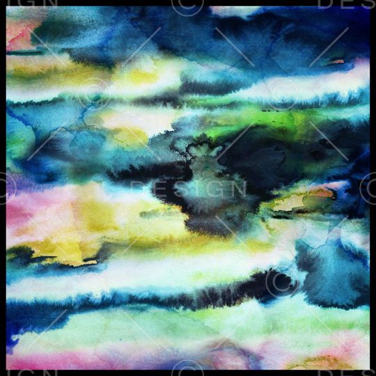 水墨印花华亿平台图片