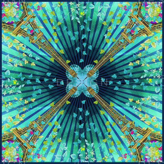 埃菲尔铁塔印花华亿平台图片