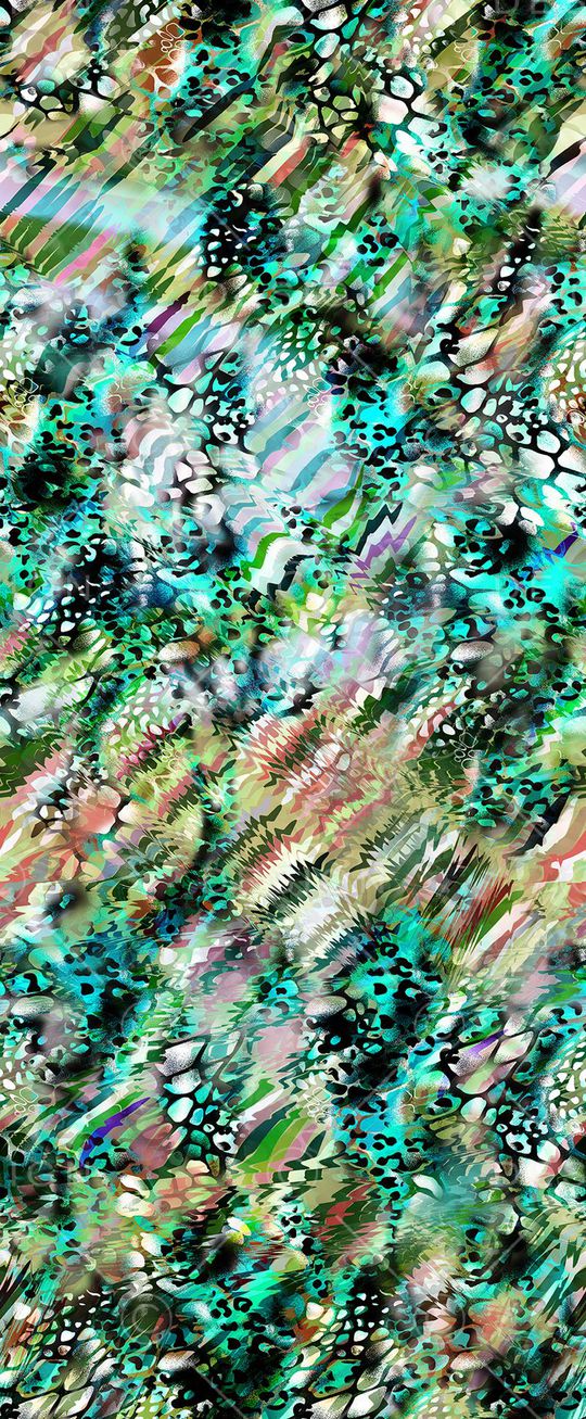 动物纹印花华亿平台图片