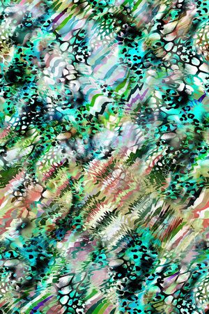 动物纹印花华亿平台图片