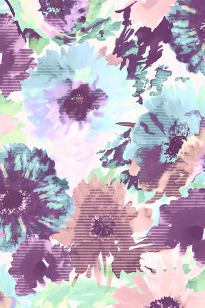 水墨印花华亿平台图片