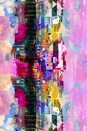 水彩印花华亿平台图片