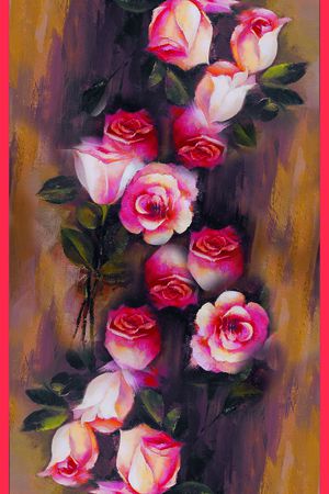 油画花卉印花华亿平台图片