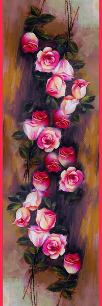 油画花卉印花华亿平台图片