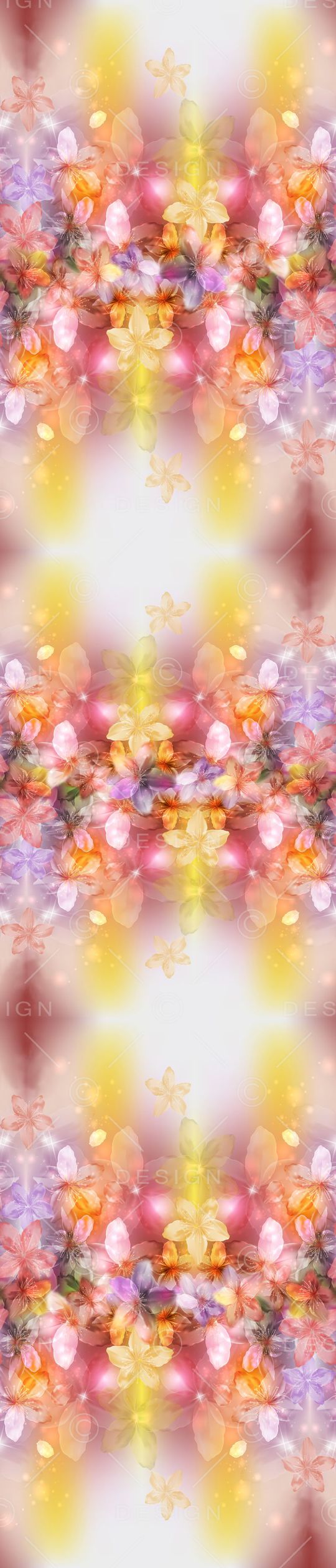 柔和色彩印花华亿平台图片