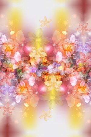 柔和色彩印花华亿平台图片