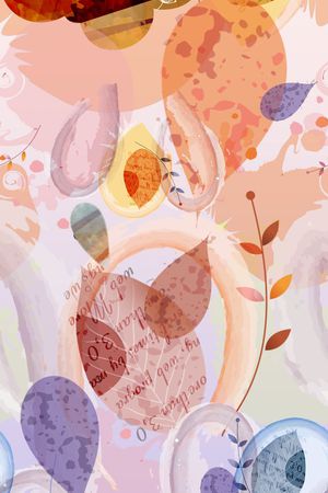 抽象印花华亿平台图片