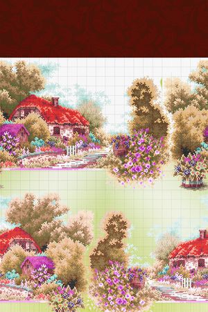 十字绣印花华亿平台图片