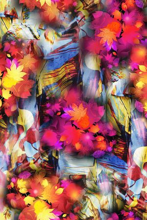 多彩印花华亿平台图片