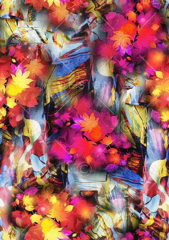 多彩印花华亿平台图片