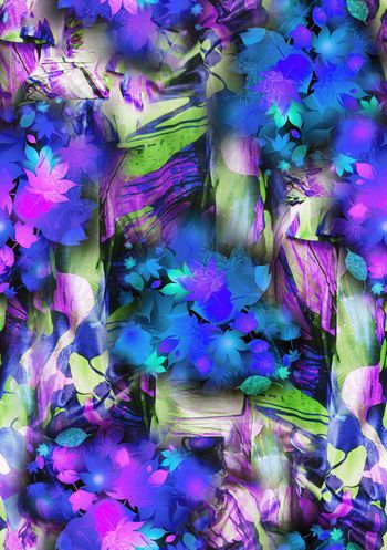 174894-AF151数码服装印花华亿平台