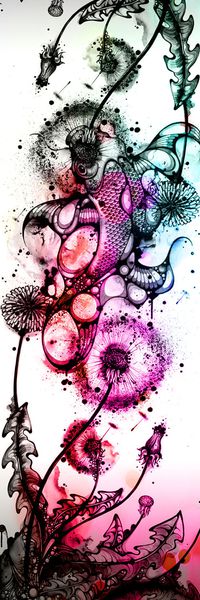 水墨印花华亿平台图片