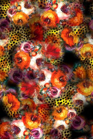 虎纹印花华亿平台图片