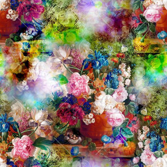 花朵印花华亿平台图片