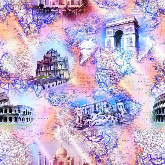 建筑印花华亿平台图片