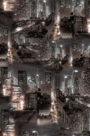 建筑景观印花华亿平台图片