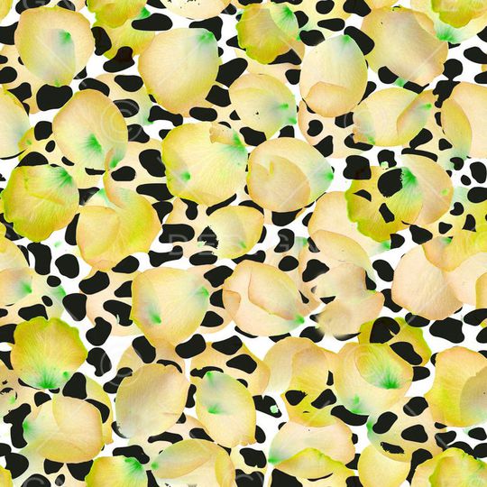 黄色印花华亿平台图片