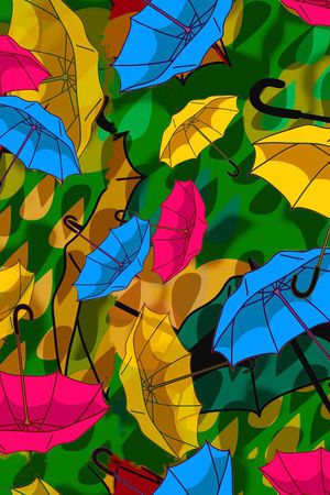 插画风印花华亿平台图片