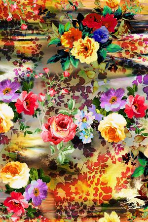 抽象肌理背景印花华亿平台图片