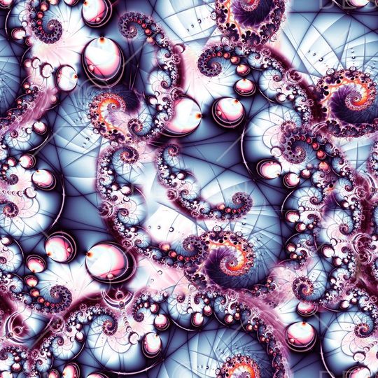 分形图案印花华亿平台图片