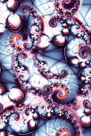 分形图案印花华亿平台图片