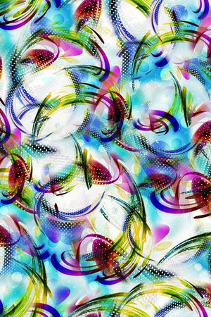 抽象印花华亿平台图片