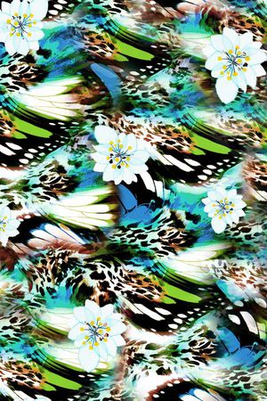 水彩手绘印花华亿平台图片