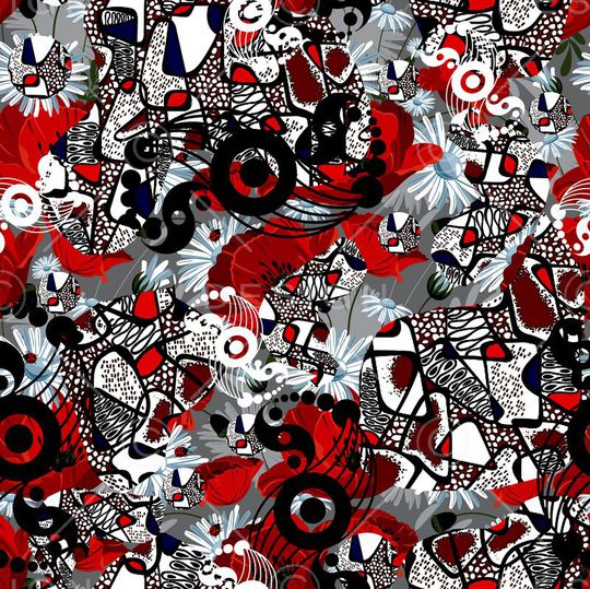 圆形印花华亿平台图片